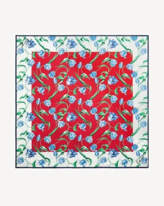 Kenzo Tulip’ fyrkantig silkesduk