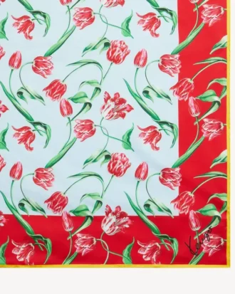 Kenzo Tulip’ fyrkantig silkesduk