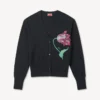 Kenzo Tulip-kofta i bomullsull