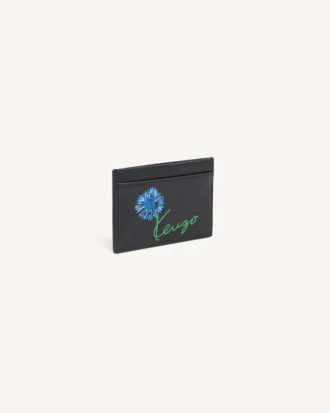 Kenzo Tulip’ kortfodral i läder Kenzo Tulip’ kortfodral i läder