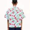 Kenzo Tulip kortärmad skjorta i poplinbomull Kenzo Tulip kortärmad skjorta i poplinbomull
