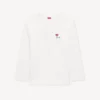 Kenzo Tulip’ långärmad avslappnad T-shirt i bomull Kenzo Tulip’ långärmad avslappnad T-shirt i bomull