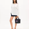 Kenzo Tulip’ långärmad avslappnad T-shirt i bomull Kenzo Tulip’ långärmad avslappnad T-shirt i bomull