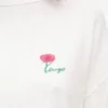 Kenzo Tulip’ långärmad avslappnad T-shirt i bomull Kenzo Tulip’ långärmad avslappnad T-shirt i bomull