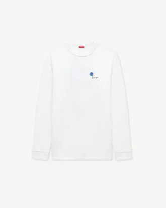 Kenzo Tulip’ långärmad T-shirt i bomull