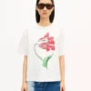 Kenzo Tulip’ lös T-shirt i bomull Kenzo Tulip’ lös T-shirt i bomull
