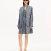 Kenzo Tulip’ lätt arbetsjacka i tvättad blandad linne-denim