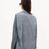 Kenzo Tulip’ lätt arbetsjacka i tvättad blandad linne-denim