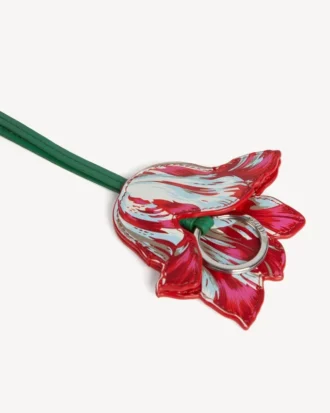 ’Kenzo Tulip’ nyckelring i läder ’Kenzo Tulip’ nyckelring i läder
