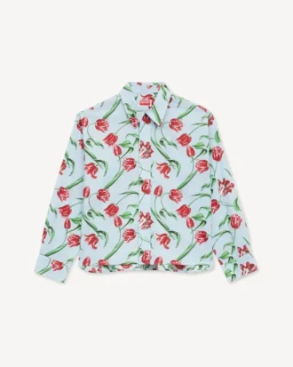Kenzo Tulip-skjorta i bomullspoplin Kenzo Tulip-skjorta i bomullspoplin