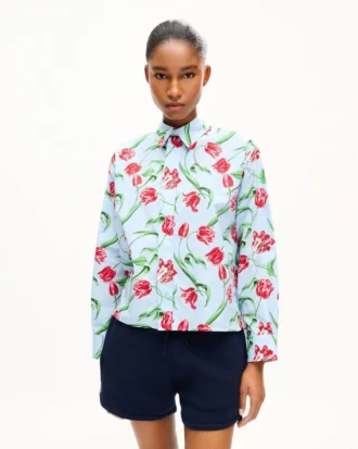 Kenzo Tulip-skjorta i bomullspoplin Kenzo Tulip-skjorta i bomullspoplin