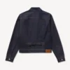 Kenzo Tulip’ Slim Pleated Trucker Jacket i japansk denim