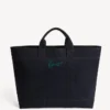Kenzo Tulip stor tygväska i denimliknande twill Kenzo Tulip stor tygväska i denimliknande twill