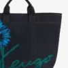 Kenzo Tulip stor tygväska i denimliknande twill Kenzo Tulip stor tygväska i denimliknande twill