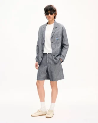 Kenzo Tulip’ Straight Short i bomullslinne