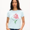 ”Kenzo Tulip” T-shirt i bomull ”Kenzo Tulip” T-shirt i bomull