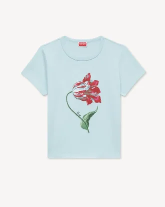 ”Kenzo Tulip” T-shirt i bomull ”Kenzo Tulip” T-shirt i bomull