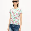 ”Kenzo Tulip” T-shirt i bomull ”Kenzo Tulip” T-shirt i bomull