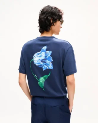”Kenzo Tulip” T-shirt i bomull