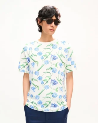 ”Kenzo Tulip” T-shirt i bomull