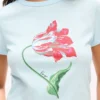 ”Kenzo Tulip” T-shirt i bomull ”Kenzo Tulip” T-shirt i bomull
