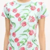”Kenzo Tulip” T-shirt i bomull ”Kenzo Tulip” T-shirt i bomull