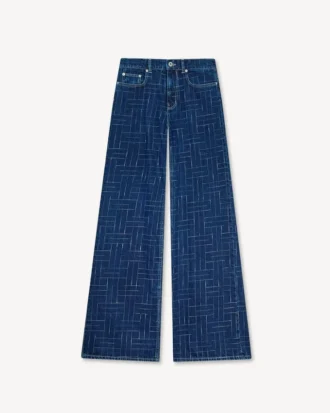 Kenzo Weave’ Ayame vidbyxor i japansk denim