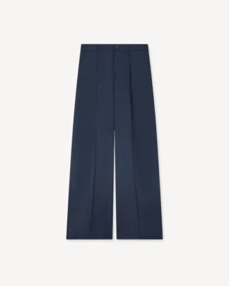 Kenzo Weave’ byxor med vida ben i ulljacquard