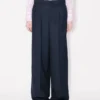 Kenzo Weave’ byxor med vida ben i ulljacquard