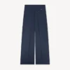 Kenzo Weave’ byxor med vida ben i ulljacquard