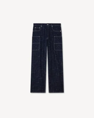 ’Kenzo Weave’ Cargo Monkey Fit-jeans i japanskt denim