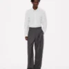 Kenzo Weave’ raka skräddarsydda byxor i ulljacquard Kenzo Weave’ raka skräddarsydda byxor i ulljacquard