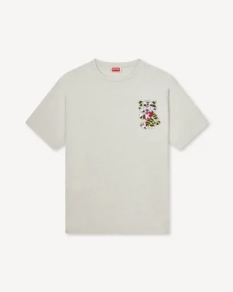 Kenzo Wild Tiger’ broderad oversized-T-shirt i bomull