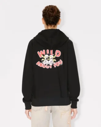 Kenzo Wild Tiger’ hoodie med dragkedja i bomull Kenzo Wild Tiger’ hoodie med dragkedja i bomull