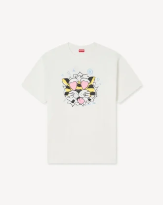 Kenzo Wild Tiger’ lös T-shirt i bomull
