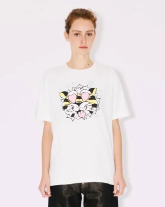 Kenzo Wild Tiger’ lös T-shirt i bomull
