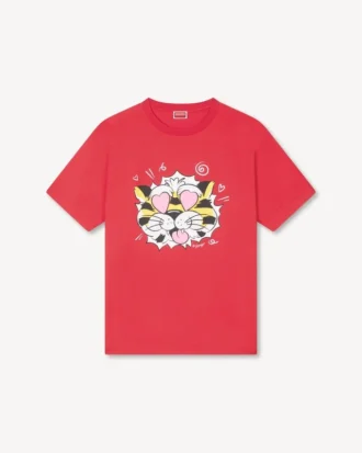 Kenzo Wild Tiger’ Oversized T-shirt i bomull Kenzo Wild Tiger’ Oversized T-shirt i bomull
