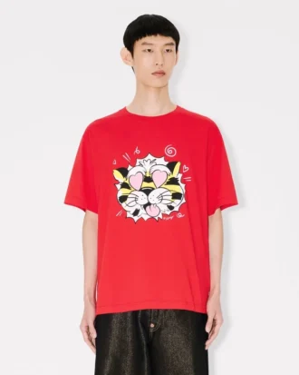 Kenzo Wild Tiger’ Oversized T-shirt i bomull Kenzo Wild Tiger’ Oversized T-shirt i bomull