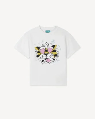 Kenzo Wild Tiger T-shirt i bomull