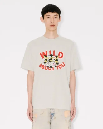 Kenzo Wild Tiger T-shirt i bomull Kenzo Wild Tiger T-shirt i bomull