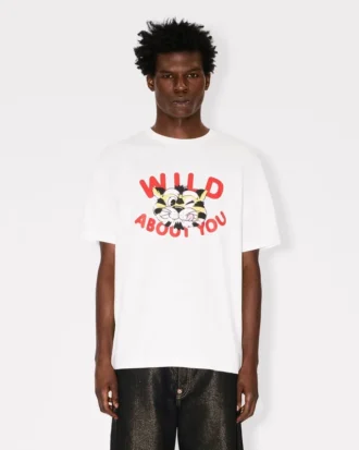 Kenzo Wild Tiger T-shirt i bomull Kenzo Wild Tiger T-shirt i bomull