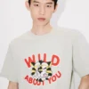 Kenzo Wild Tiger T-shirt i bomull
