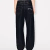 Kenzo Winter Holidays boyfriend-jeans i japanskt denim