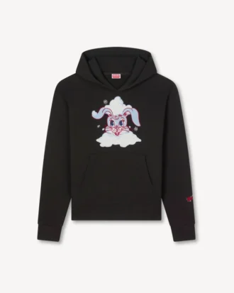 Kenzo Winter Holidays broderad hoodie i bomull