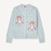 Kenzo Winter Holidays broderad kofta i ull