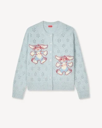 Kenzo Winter Holidays broderad kofta i ull Kenzo Winter Holidays broderad kofta i ull