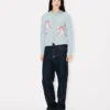 Kenzo Winter Holidays broderad kofta i ull