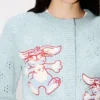 Kenzo Winter Holidays broderad kofta i ull