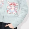 Kenzo Winter Holidays broderad kofta i ull