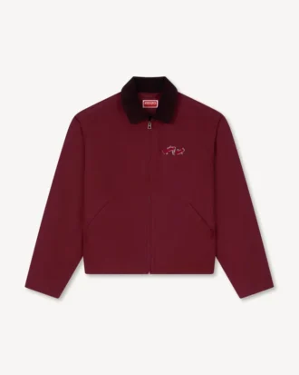 Kenzo Winter Holidays broderad utility-jacka i bomull